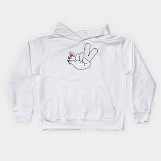 peace, hope and love Kids Hoodie